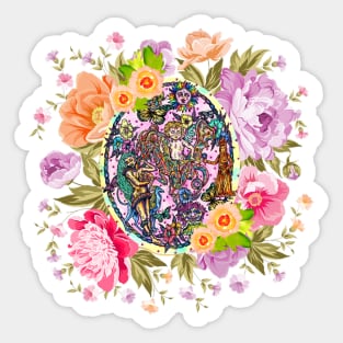 Sugar Pop with Flowers Sticker